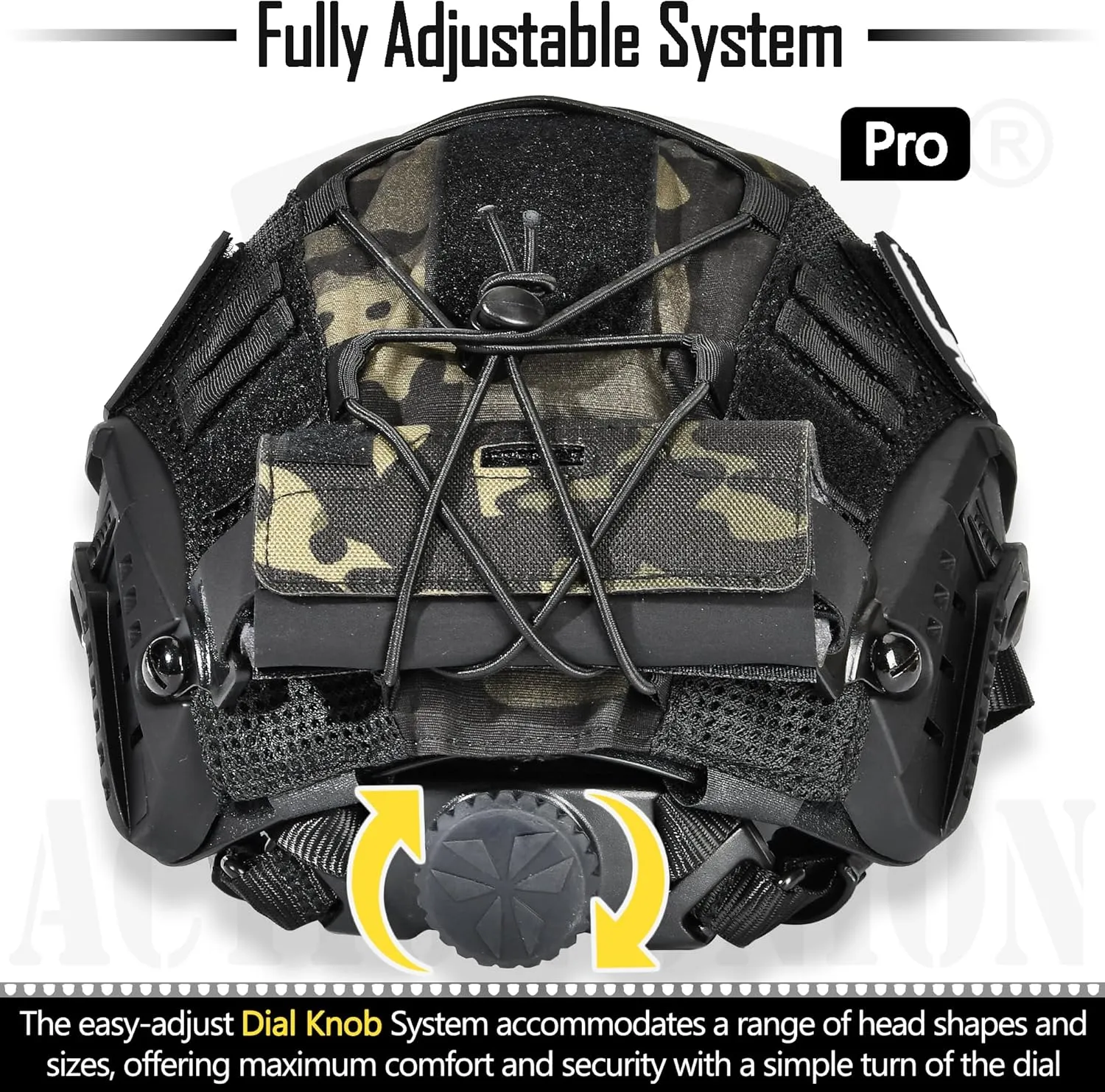 ACTIONUNION Airsoft Helmet Pro Set PJ Type Tactical Paintball Helmet