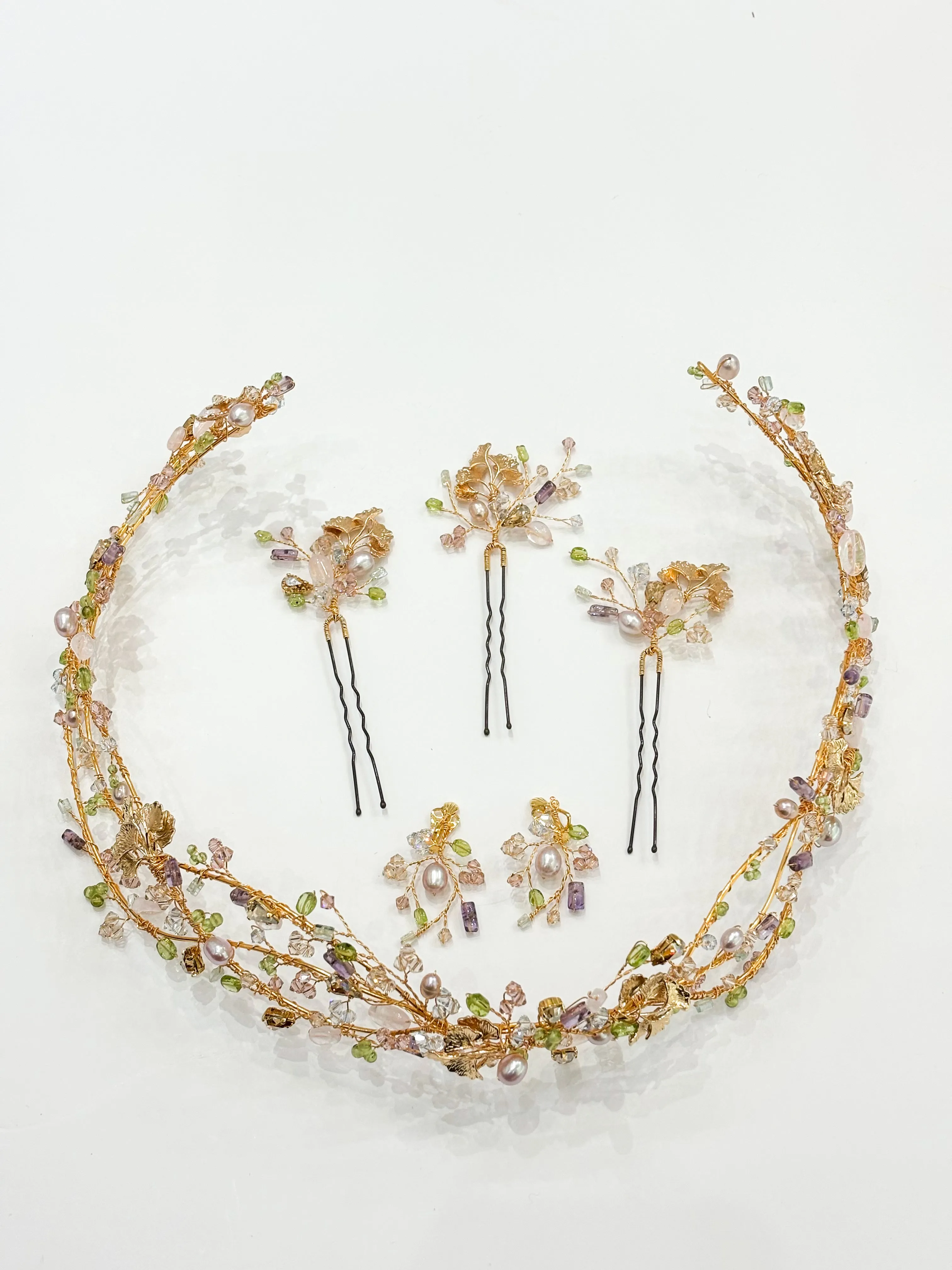 Ariel Meadow Hairpins