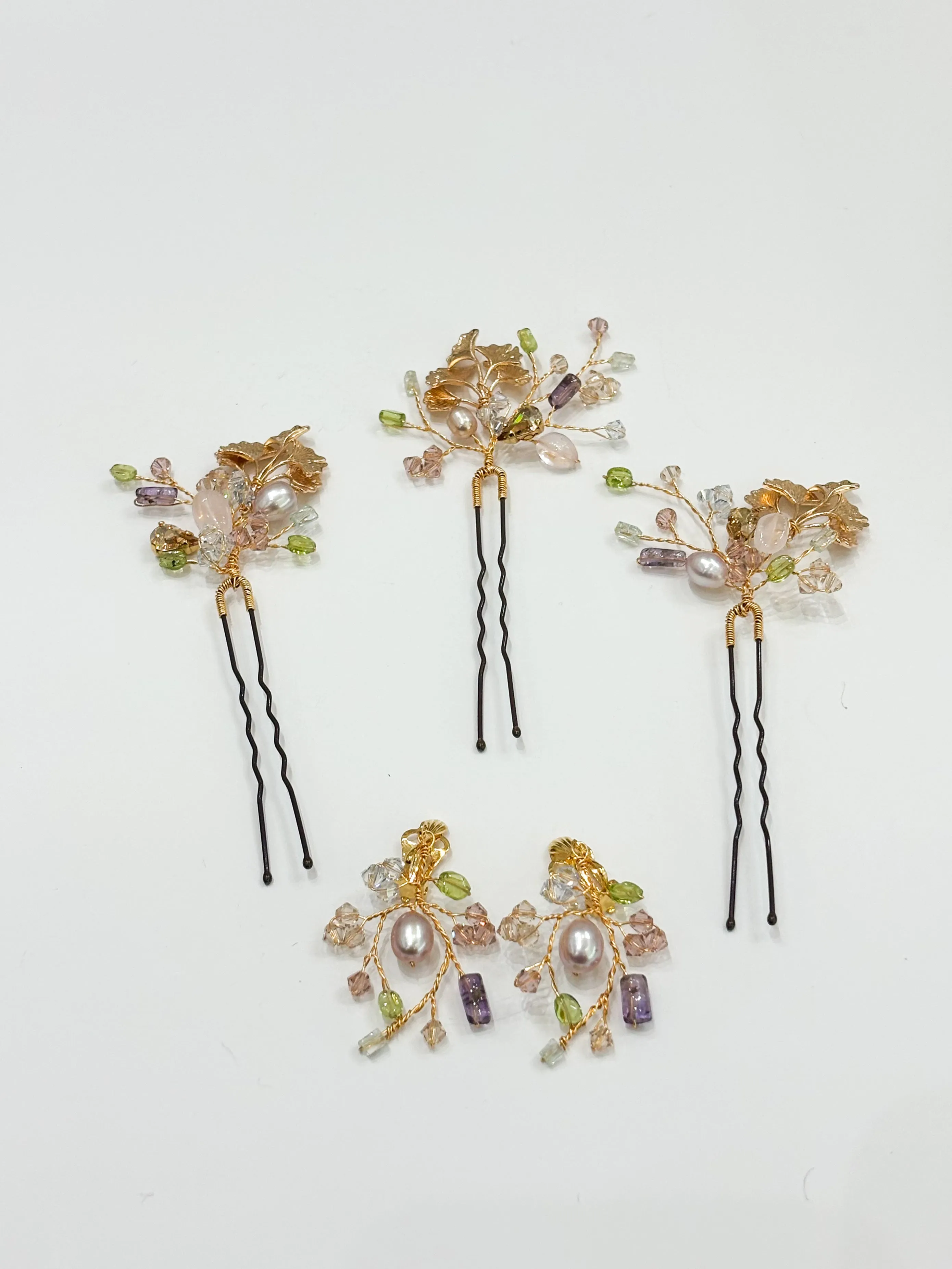 Ariel Meadow Hairpins