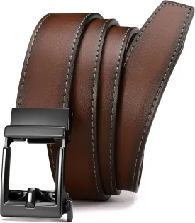 CHAOREN Leather Ratchet Belt Men - Mens Belts Casual Accessories for Every Occasion (35mm)