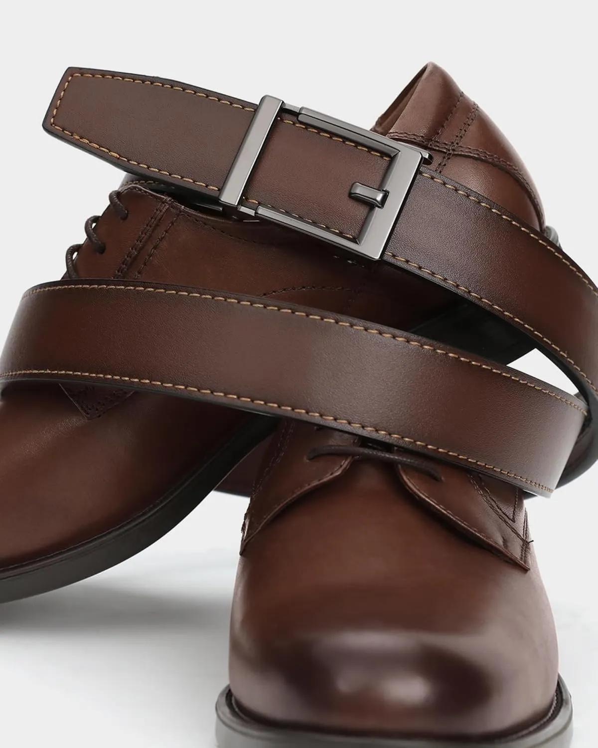 CHAOREN Leather Ratchet Belt Men - Mens Belts Casual Accessories for Every Occasion (35mm)