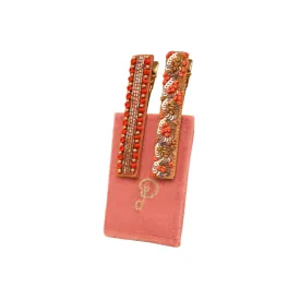 Embellished Bar Hair Clips - Set of 2