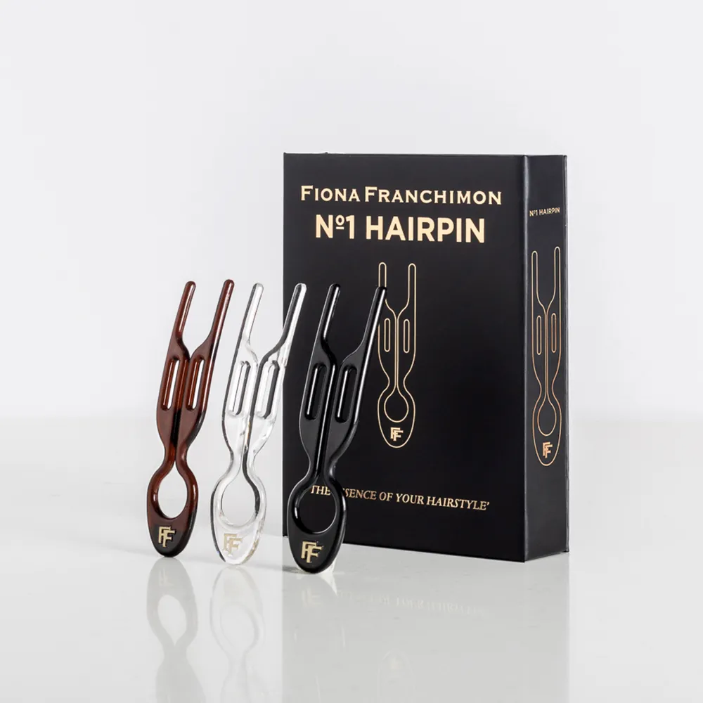 Fiona Franchimon - No. 1 Hairpin New York Collection - Black, Transparent and Brown (3 per box)
