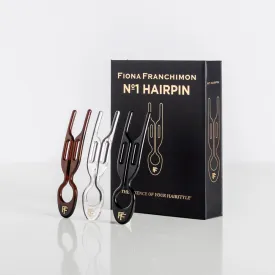 Fiona Franchimon - No. 1 Hairpin New York Collection - Black, Transparent and Brown (3 per box)