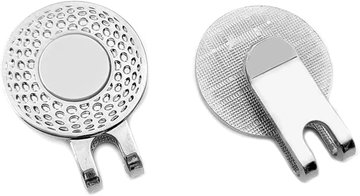 Golf Ball Marker with Magnetic Hat Clip