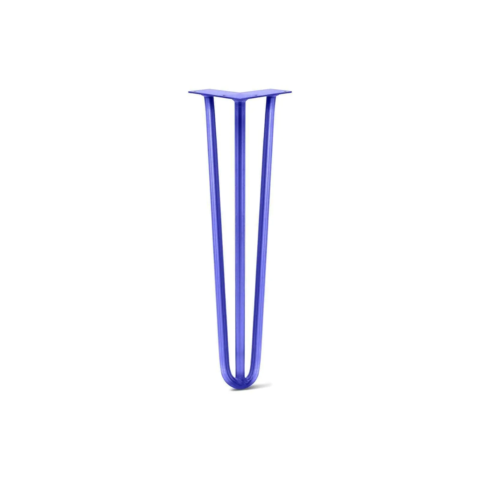 Hairpin Leg (Sold Separately), 3-Rod Design - Blue Powder Coated Finish