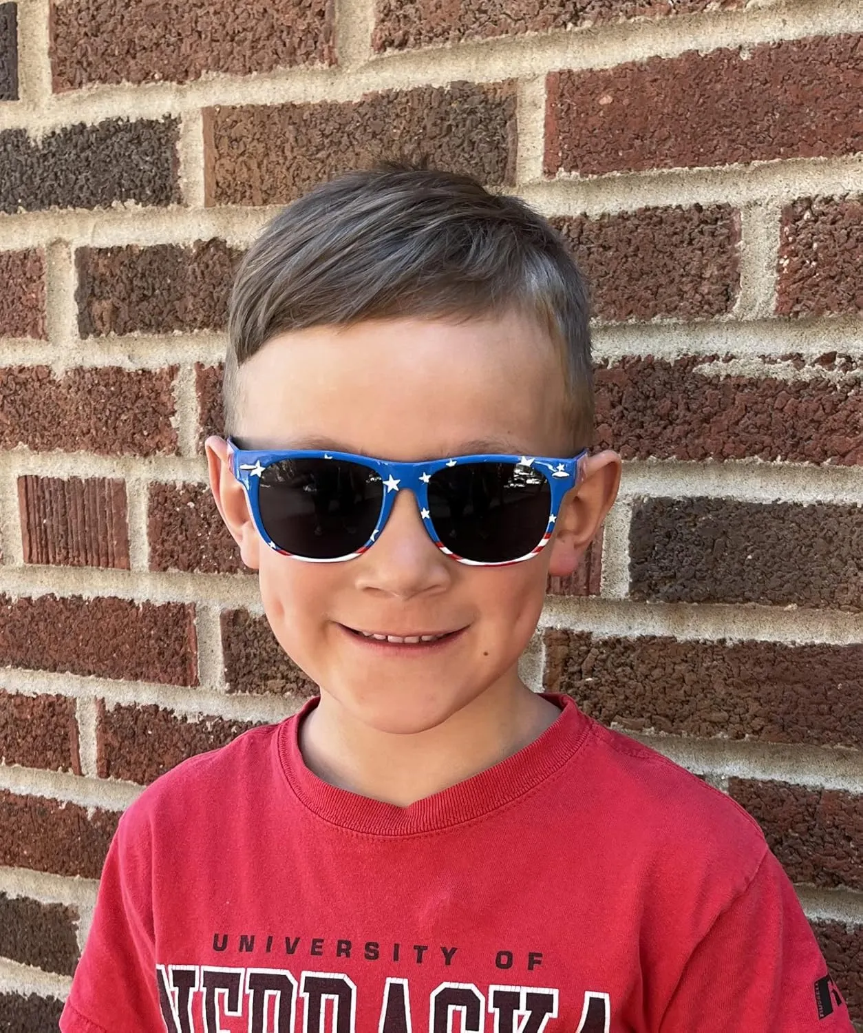 Kids Polarized Sunglasses - UV Protected, Anti-Glare Rectangle Sunglasses for Toddlers, Boys & Girls
