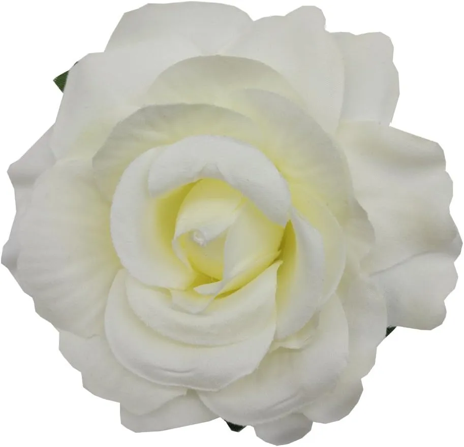 La Homein Sanrich 4pcs/Pack Fabric Rose Hair Flowers Clips Mexican Hair Flowers Hairpin Brooch Headpieces