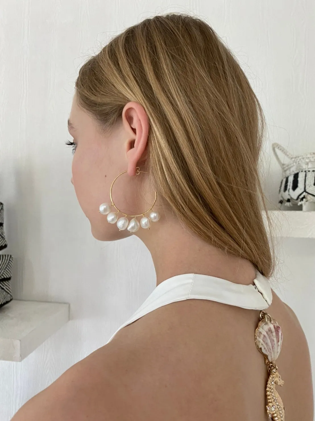 Meri Hoop Earrings - Gold