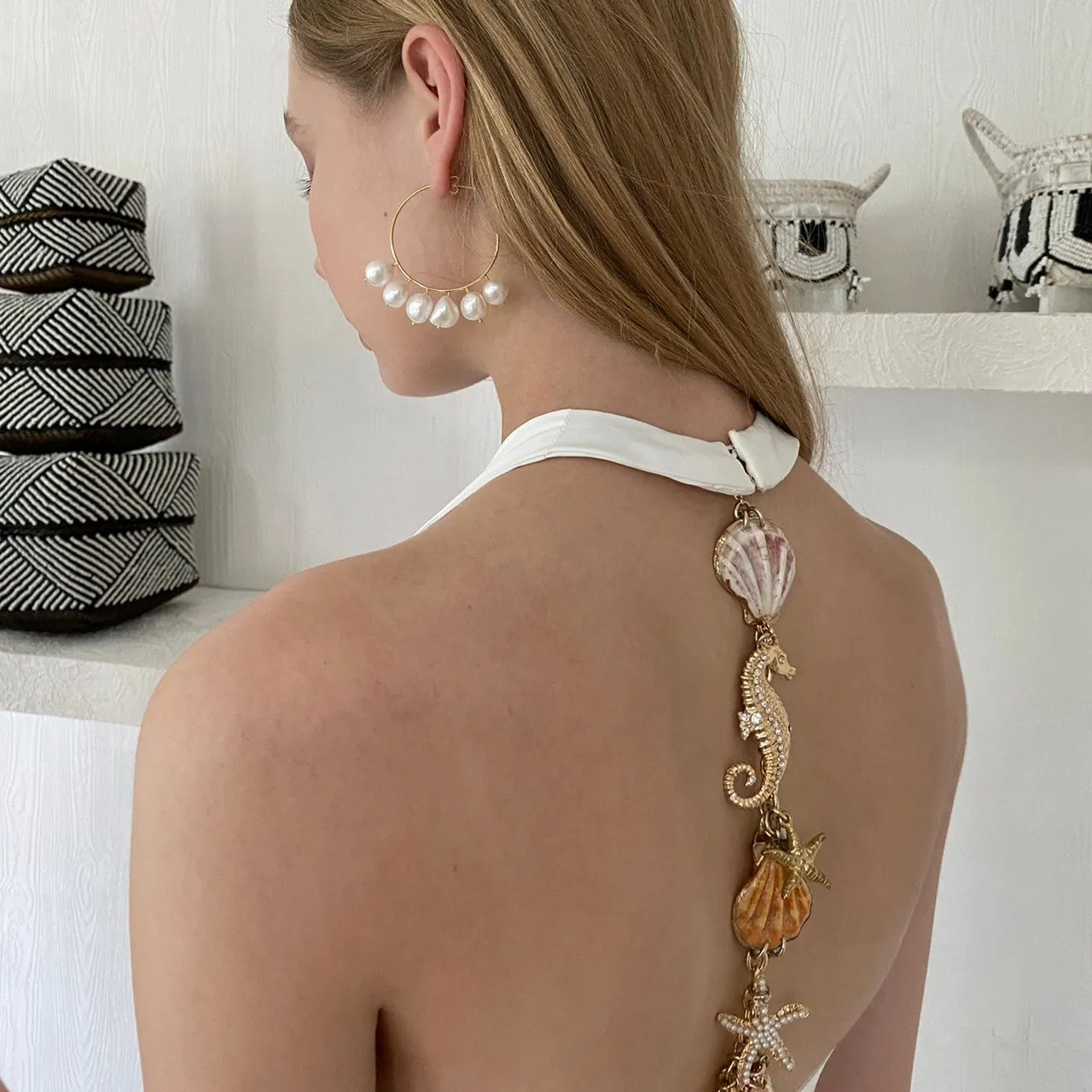 Meri Hoop Earrings - Gold