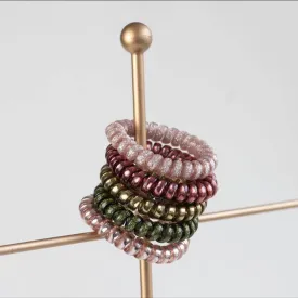 Metallic Hair Coils - Set of 5