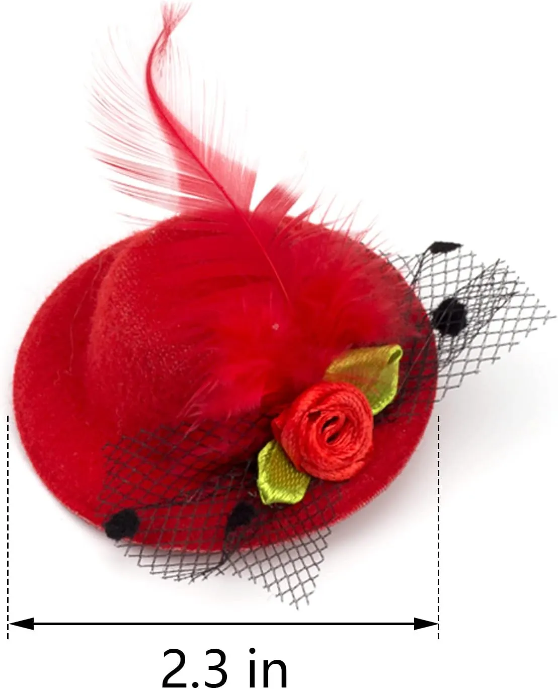 Mini Top Hat Hair Clips Tea Party Clip Fascinator Tiny Small Hats Decorations Hair Accessories