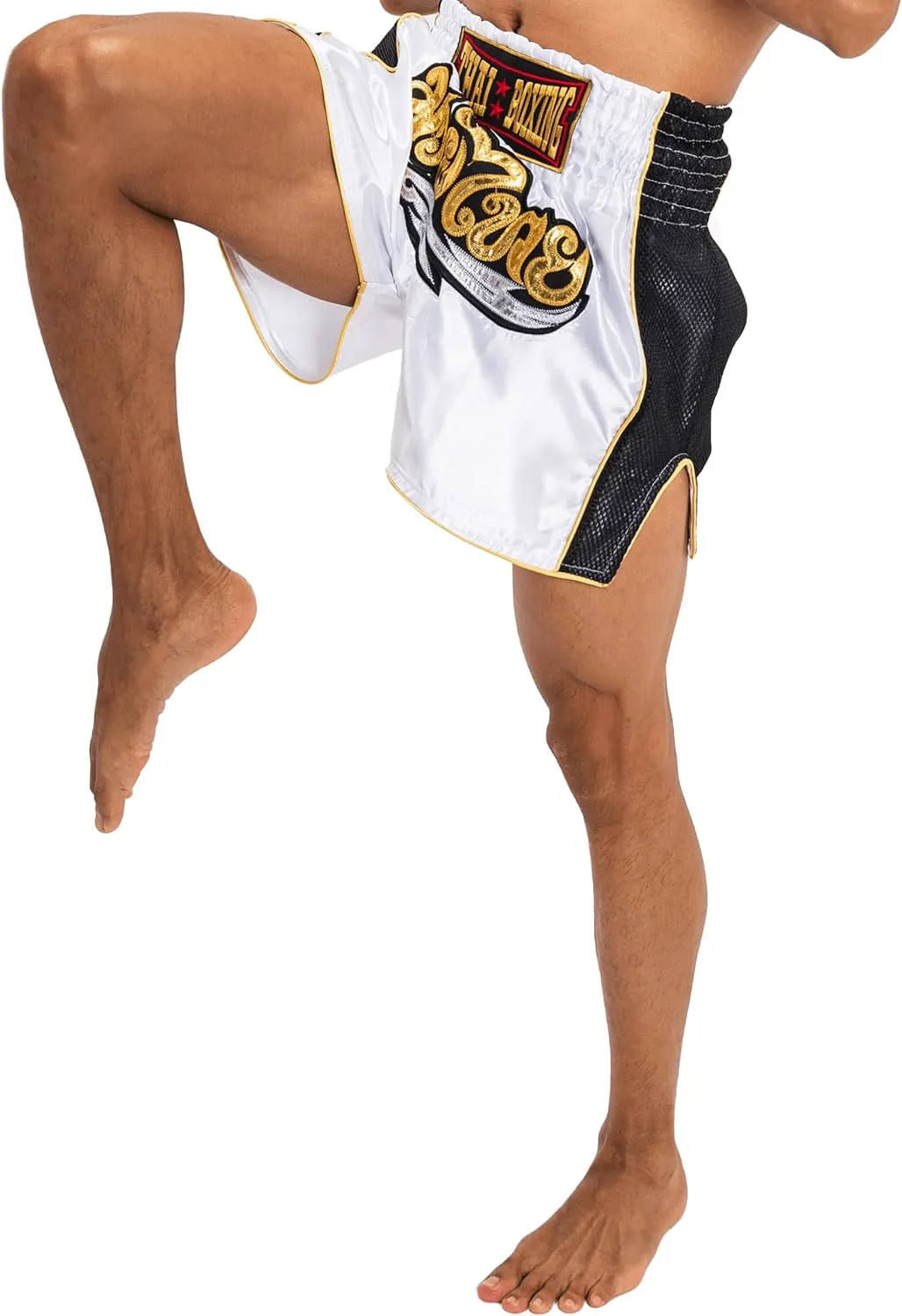 Muay Thai Shorts for Men Women Slim Cut MMA Boxing Shorts Training Kickboxing Clothing Martial Arts Trunks