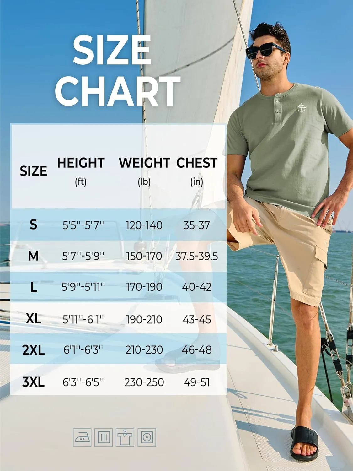 NORTHYARD Men's Henley Shirts Casual Short Sleeve Heavy Cotton T-Shirts Solid Basic Summer Tee Tops