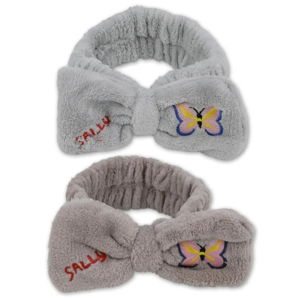 PERFECTSIGHT Spa Headband for Washing Face, 2 Pack Cute Animal Hair Band for Washing Face Shower Yoga Sports Beauty Skincar Party, Soft Fluffy Makeup Headband, Kawaii Facial Headbands for Woman Girls