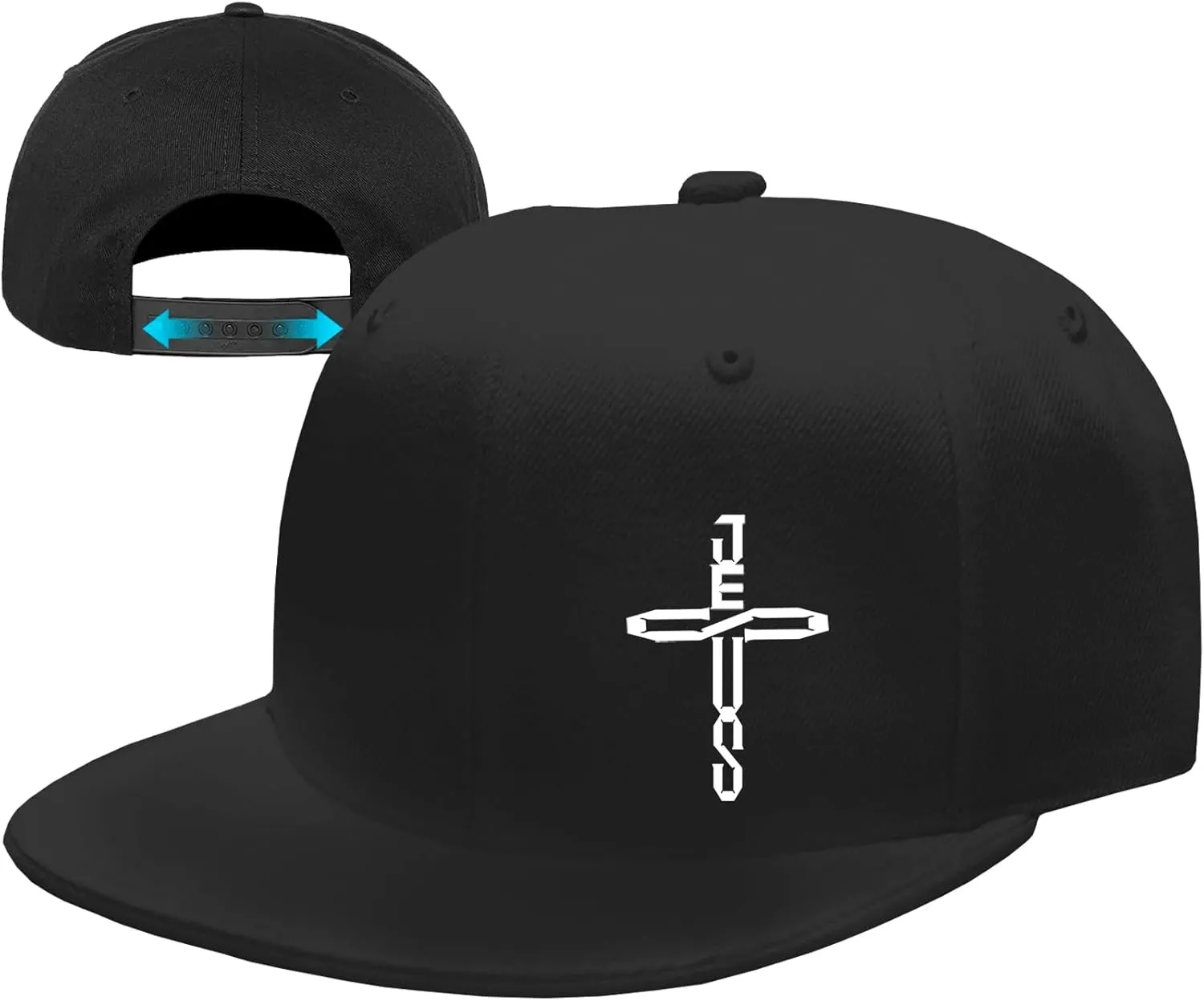 Snapback Flat Bill Fitted Hats for Men - Skateboard Accessories